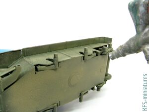 1/35 RBT-5 - Radziecki czołg rakietowy - Budowa cz.2