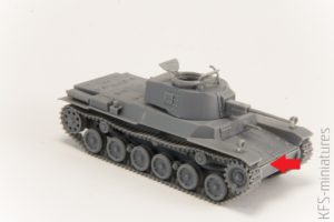 1/72 Type 1 Chi-He Japanese Medium Tank - Budowa