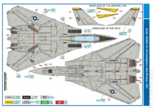 1/48 F-14A Tomcat – Kalkomanie