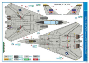 1/48 F-14A Tomcat – Kalkomanie