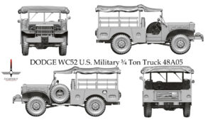 1/48 Dodge WC52 3/4 Ton Truck - Dogfight Workshop