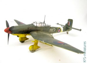 1/48 Ju 87D-3 Stuka in RAF Service - Malowanie