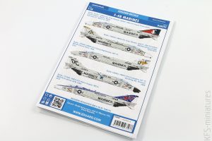 1/48 F-4B Phantom II - Kalkomanie