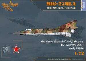 1/72 MiG-23MLA "Flogger-G" - Clear Prop Models