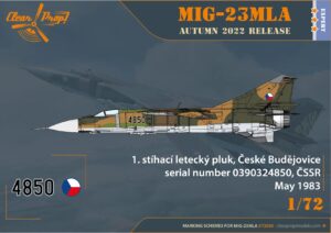 1/72 MiG-23MLA "Flogger-G" - Clear Prop Models