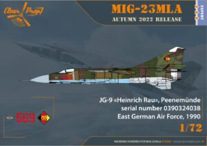 1/72 MiG-23MLA "Flogger-G" - Clear Prop Models