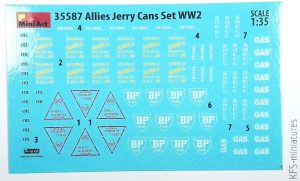 1/35 Allies Jerry Cans Set WW2 - MiniArt