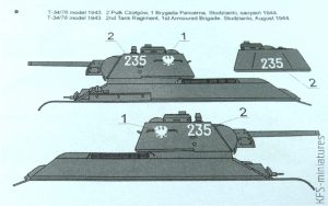 1/35 T-34 Tanks in Polish Service 1943-1945 - ToRo Model