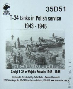 1/35 T-34 Tanks in Polish Service 1943-1945 - ToRo Model