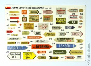 1/35 Soviet Road Signs - WWII - MiniArt