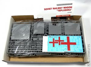 1/35 Soviet Railway Wagon "Teplushka" - MiniArt