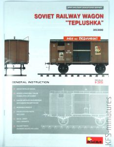 1/35 Soviet Railway Wagon "Teplushka" - MiniArt