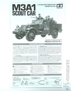 1/35 M3A1 Scout Car - Tamiya