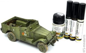 1/35 M3A1 Scout Car - Tamiya - Budowa