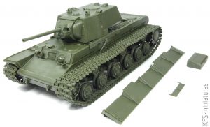 1/35 KV-1 Model 1941 Early - Tamiya - budowa cz.1