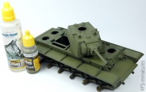 1/35 KV-1 Model 1941 Early - Tamiya - budowa cz.2