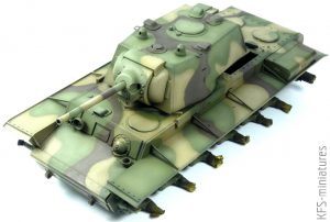 1/35 KV-1 Model 1941 Early - Tamiya - budowa cz.2