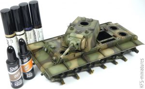 1/35 KV-1 Model 1941 Early - Tamiya - budowa cz.2