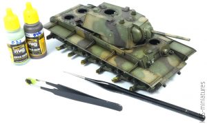 1/35 KV-1 Model 1941 Early - Tamiya - budowa cz.2