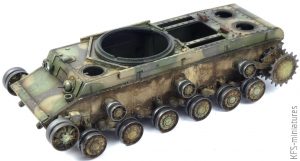 1/35 KV-1 Model 1941 Early - Tamiya - budowa cz.2