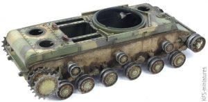 1/35 KV-1 Model 1941 Early - Tamiya - budowa cz.2