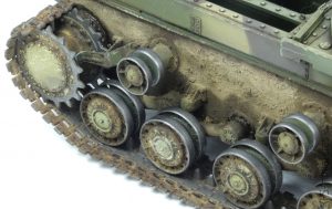 1/35 KV-1 Model 1941 Early - Tamiya - budowa cz.2