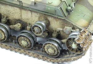 1/35 KV-1 Model 1941 Early - Tamiya - budowa cz.2