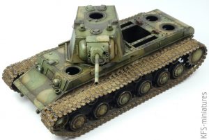 1/35 KV-1 Model 1941 Early - Tamiya - budowa cz.2