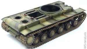 1/35 KV-1 Model 1941 Early - Tamiya - budowa cz.2