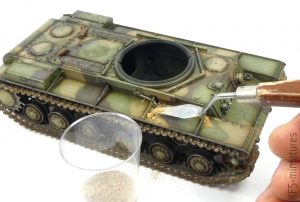 1/35 KV-1 Model 1941 Early - Tamiya - budowa cz.2