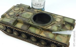 1/35 KV-1 Model 1941 Early - Tamiya - budowa cz.2