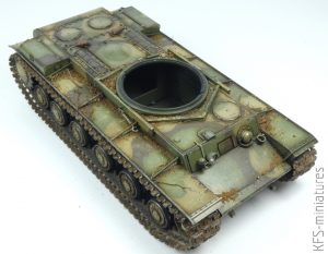 1/35 KV-1 Model 1941 Early - Tamiya - budowa cz.2