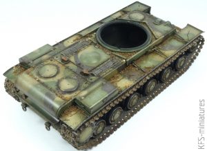 1/35 KV-1 Model 1941 Early - Tamiya - budowa cz.2