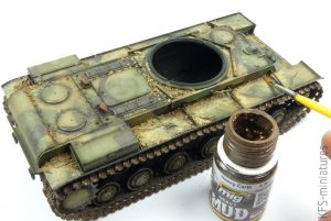 1/35 KV-1 Model 1941 Early - Tamiya - budowa cz.2