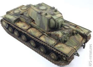 1/35 KV-1 Model 1941 Early - Tamiya - budowa cz.2