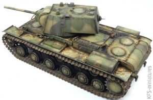 1/35 KV-1 Model 1941 Early - Tamiya - budowa cz.2