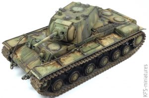 1/35 KV-1 Model 1941 Early - Tamiya - budowa cz.2