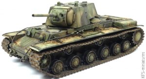 1/35 KV-1 Model 1941 Early - Tamiya - budowa cz.2