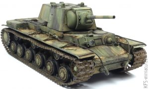 1/35 KV-1 Model 1941 Early - Tamiya - budowa cz.2