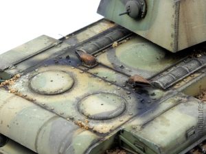 1/35 KV-1 Model 1941 Early - Tamiya - budowa cz.2