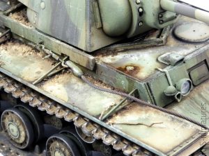 1/35 KV-1 Model 1941 Early - Tamiya - budowa cz.2