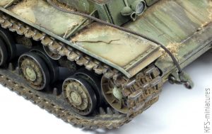 1/35 KV-1 Model 1941 Early - Tamiya - budowa cz.2