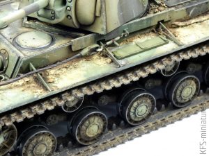 1/35 KV-1 Model 1941 Early - Tamiya - budowa cz.2