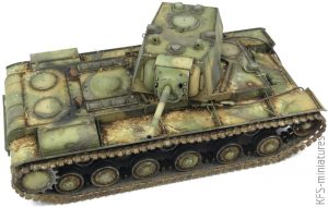 1/35 KV-1 Model 1941 Early - Tamiya - budowa cz.2