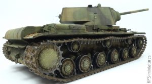 1/35 KV-1 Model 1941 Early - Tamiya - budowa cz.2