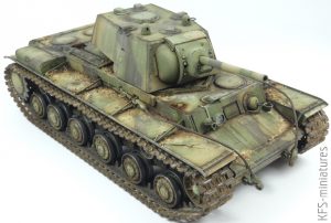 1/35 KV-1 Model 1941 Early - Tamiya - budowa cz.2