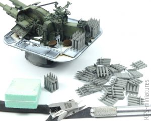 1/35 ZSU-57-2 - Hobby 2000 - Budowa cz.1