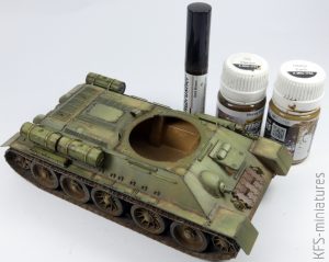 1/35 T-34/85 Model 1945 - Rye Field Model - Malowanie