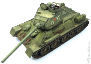 1/35 T-34/85 Model 1945 - Rye Field Model - Malowanie