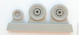 1/72 DeHavilland Sea Vixen wheels set - Reskit/Aires